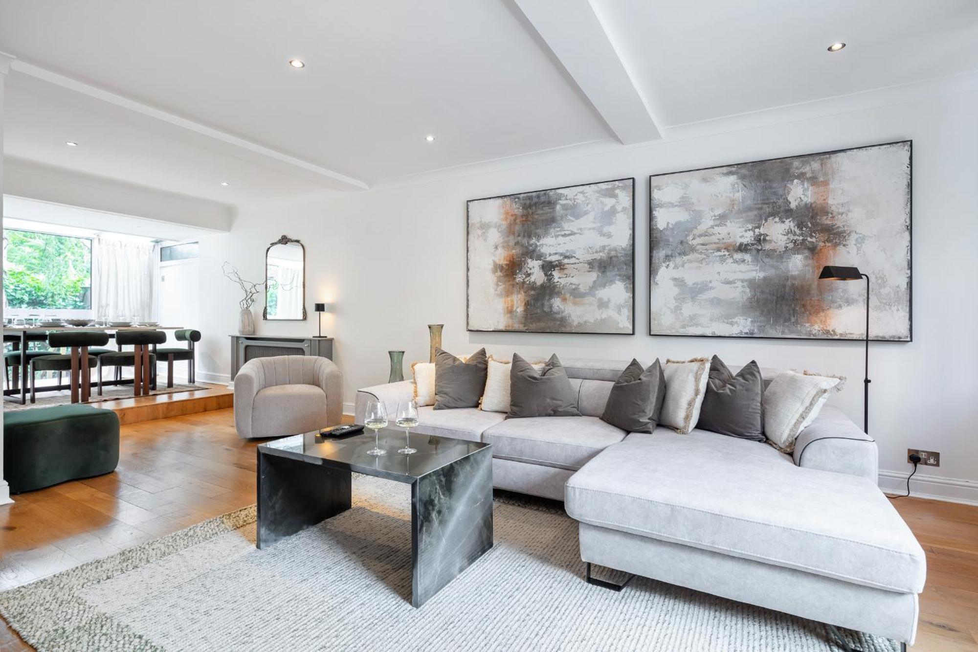 Casa de férias Rare 4beds Townhouse In Kensington With Patio Londres